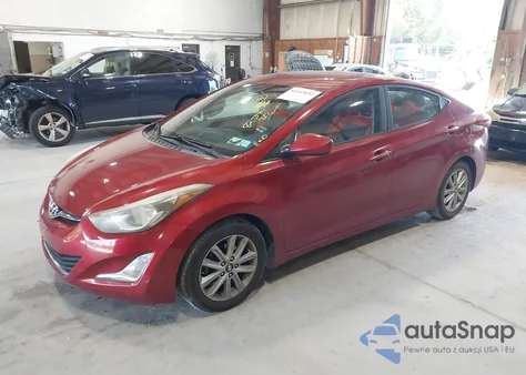 2014 Hyundai Elantra Se from USA, damaged, VIN 5NPDH4AE6EH457790